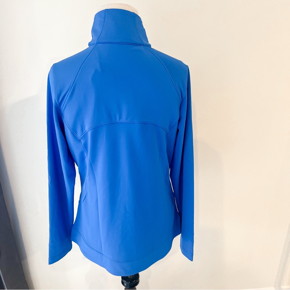NWT Masters Golf Blue Full Zip Athletic Tech Jacket by Magnolia Lane Sz Medium - Picture 5 of 15